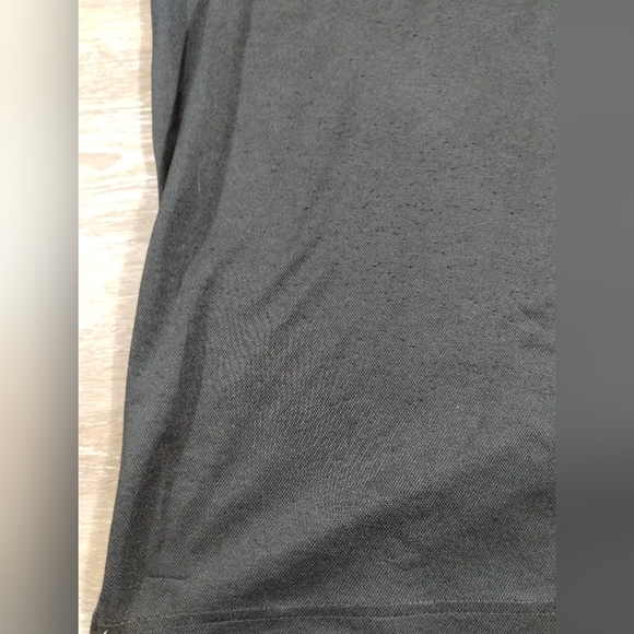 •Stop & shop Portfolio Uniform Polo Shirt Mens n Black  Short Sleeve no size tag - Picture 7 of 16